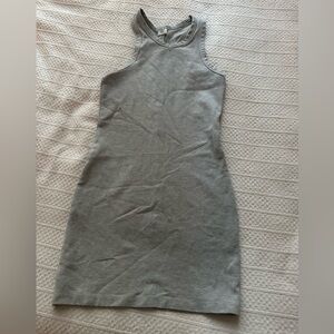 Sunday Best Gray Mini Dress